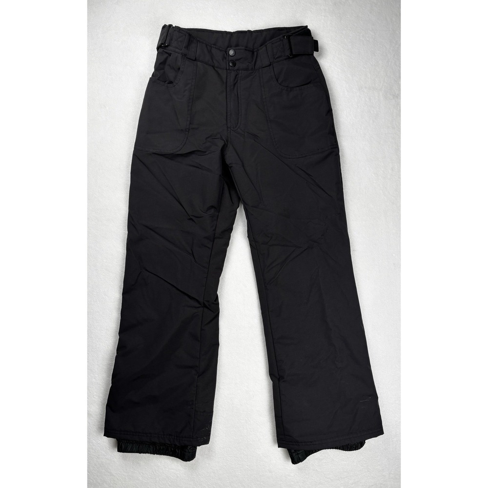Mountain Tek Ski Pants Black Insulated Snow Pants XL‎ Adjustable Waist